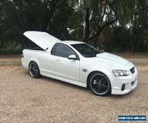 2011 Holden Commodore VE II MY12 SS-V White Manual 6sp M Utility