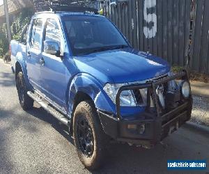 2011 NISSAN NAVARA D40 ST-X DUAL CAB 2.5L TURBO DIESEL 4X4 DAMAGED DRIVES 4WD