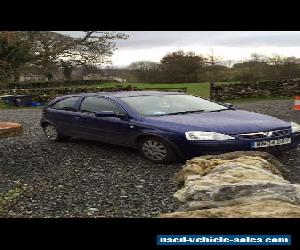 2004 VAUXHALL CORSA ACTIVE TWINPORT BLUE