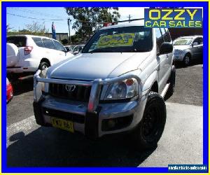 2003 Toyota Landcruiser Prado KZJ120R GX (4x4) Silver Manual 5sp M Wagon