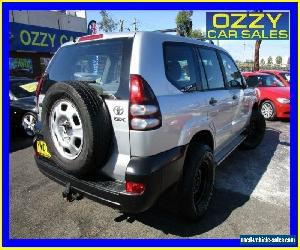 2003 Toyota Landcruiser Prado KZJ120R GX (4x4) Silver Manual 5sp M Wagon