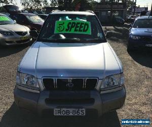 2001 Subaru Forester GX Silver Manual M Wagon