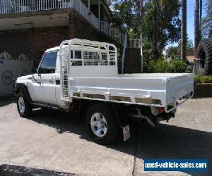 2010 Toyota Landcruiser VDJ79R MY12 Update GXL (4x4) White Manual M Cab Chassis