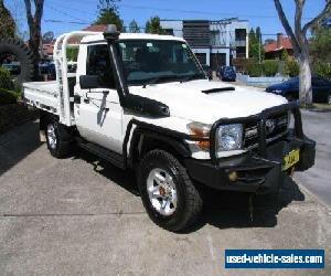 2010 Toyota Landcruiser VDJ79R MY12 Update GXL (4x4) White Manual M Cab Chassis