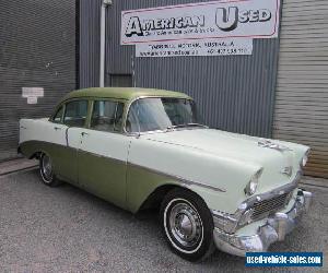 1956 CHEVROLET BELAIR SEDAN V8 AUTO RUNNER RESTO CAR LHD 