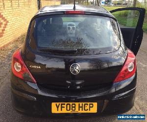 2008 VAUXHALL CORSA LIFE A/C BLACK