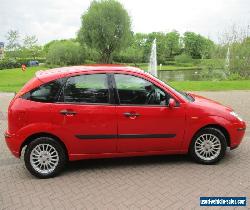 Red Ford Focus ~ 1.6L Petrol ~ 2002 ~ 5 Door Hatchback ~ 93,000 ~ MOT July 2017 for Sale