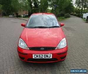 Red Ford Focus ~ 1.6L Petrol ~ 2002 ~ 5 Door Hatchback ~ 93,000 ~ MOT July 2017