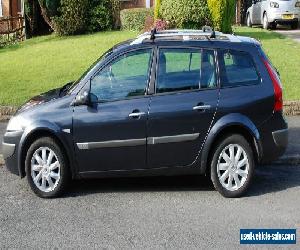 2006 RENAULT MEGANE DYNAMIQUE DCI DARK GREY METALLIC  ESTATE. MOT VERY RELIABLE