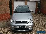 2002 VAUXHALL ASTRA CLUB 8V SILVER  SPARES REPAIR NEARLY NEW UNDERNEATH EX CON for Sale