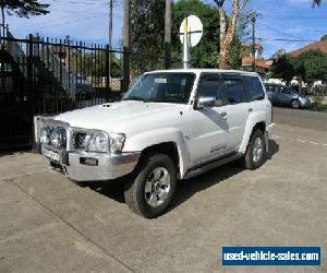 2008 Nissan Patrol GU VI ST (4x4) White Automatic 4sp A Wagon