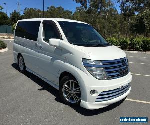 2003 Nissan Elgrand E51 Rider White Automatic 5sp A Wagon