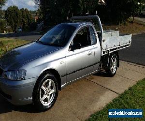 2004 FORD FALCON BA TRADESMAN CAB CHASSIS UTE 3 SEATER WITH HUGE TRAY
