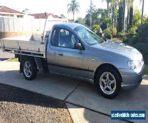 2004 FORD FALCON BA TRADESMAN CAB CHASSIS UTE 3 SEATER WITH HUGE TRAY