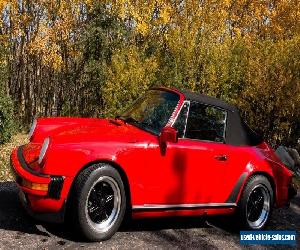 1987 Porsche 911 Carrera Cabriolet