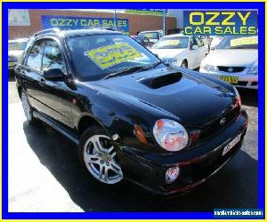 2001 Subaru Impreza MY02 WRX (AWD) Black Automatic 4sp A Hatchback