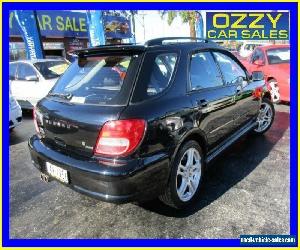 2001 Subaru Impreza MY02 WRX (AWD) Black Automatic 4sp A Hatchback