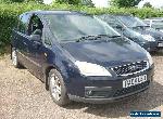 2004 FORD FOCUS C-MAX ZETEC BLUE/BLACK spares or repair for Sale