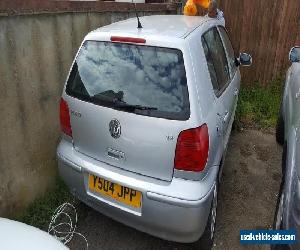 2001 VOLKSWAGEN POLO SE AUTO SILVER spares or simple fix