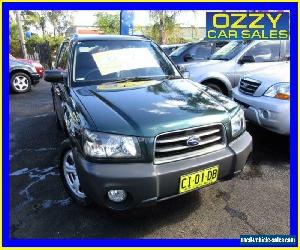 2004 Subaru Forester MY04 X Special Edition Green Manual 5sp M Wagon