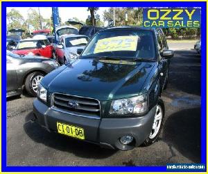 2004 Subaru Forester MY04 X Special Edition Green Manual 5sp M Wagon