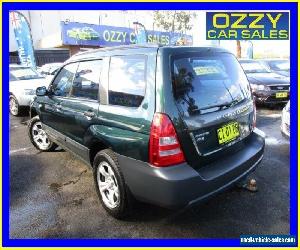 2004 Subaru Forester MY04 X Special Edition Green Manual 5sp M Wagon