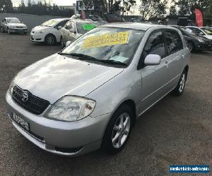 2003 Toyota Corolla ZZE122R Ascent Seca Silver Automatic 4sp A Hatchback