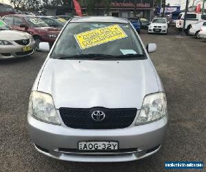 2003 Toyota Corolla ZZE122R Ascent Seca Silver Automatic 4sp A Hatchback