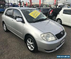 2003 Toyota Corolla ZZE122R Ascent Seca Silver Automatic 4sp A Hatchback