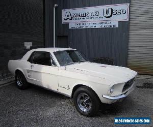 1967 FORD MUSTANG COUPE C CODE 289 /AUTO DISC BRAKE RUNNING DRY PROJECT CAR