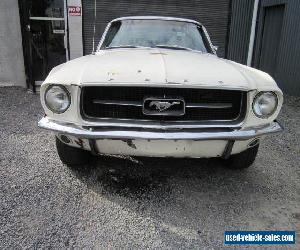 1967 FORD MUSTANG COUPE C CODE 289 /AUTO DISC BRAKE RUNNING DRY PROJECT CAR