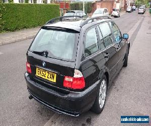 2002 BMW 318I SE TOURING BLACK SPARES OR REPAIR