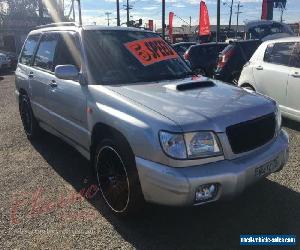 2002 Subaru Forester MY02 GT Silver Manual 5sp M Wagon