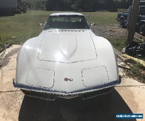 1971 Chevrolet Corvette white