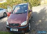 2001 VAUXHALL ZAFIRA ELEGANCE 16V RED for Sale