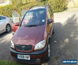 2001 VAUXHALL ZAFIRA ELEGANCE 16V RED for Sale