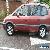 2001 VAUXHALL ZAFIRA ELEGANCE 16V RED for Sale