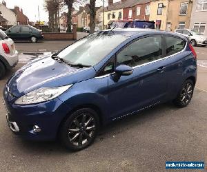 2009 ford fiesta 1.2 zetec 3 door hatchback blue metallic alloys 