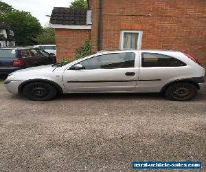 2001 VAUXHALL CORSA COMFORT 16V SILVER