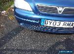 2003 VAUXHALL ASTRA LS 16V BLUE for Sale