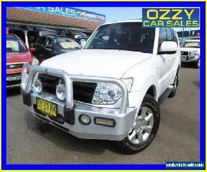 2014 Mitsubishi Pajero NW MY14 GLX-R LWB (4x4) White Automatic 5sp A Wagon