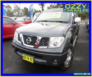 2008 Nissan Navara D40 ST-X (4x2) Grey Manual 6sp M Dual Cab Pick-up