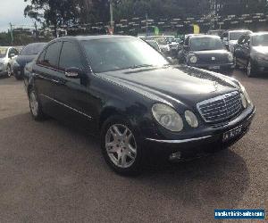 2003 Mercedes-Benz E320 211 Elegance Black Automatic 5sp A Sedan