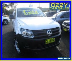 2011 Volkswagen Amarok 2H TDI400 (4x2) White Manual 6sp M Dual Cab Utility for Sale