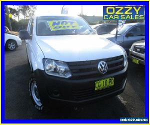 2011 Volkswagen Amarok 2H TDI400 (4x2) White Manual 6sp M Dual Cab Utility