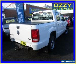 2011 Volkswagen Amarok 2H TDI400 (4x2) White Manual 6sp M Dual Cab Utility