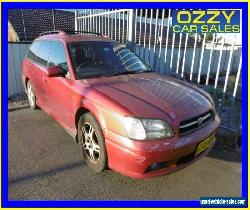 2001 Subaru Liberty MY01 RX Burgundy Manual 5sp M Wagon for Sale