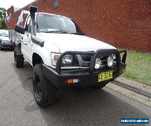 2004 Toyota Hilux VZN167R (4x4) White Manual 5sp M Cab Chassis