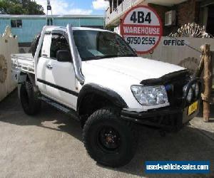 2001 Toyota Landcruiser HZJ100R (4x4) White Manual 5sp M Cab Chassis