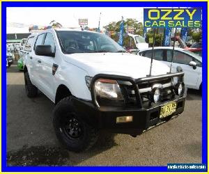 2013 Ford Ranger PX XL 3.2 (4x4) White Automatic 6sp A Dual Cab Utility